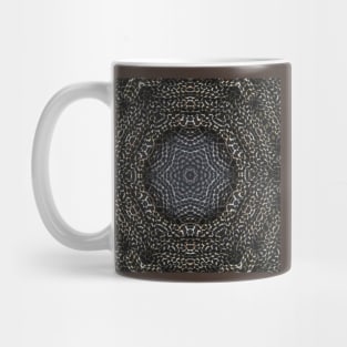 Great Argus Pheasant kaleidoscope Mug